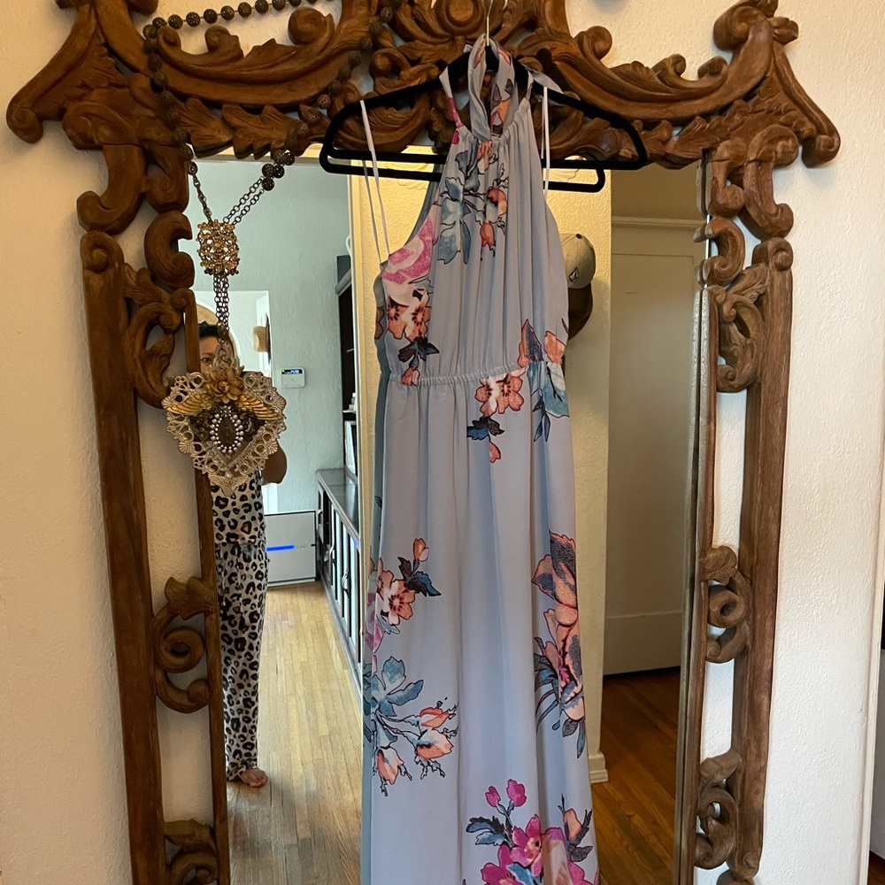 Anthropologie Silk Halter Top